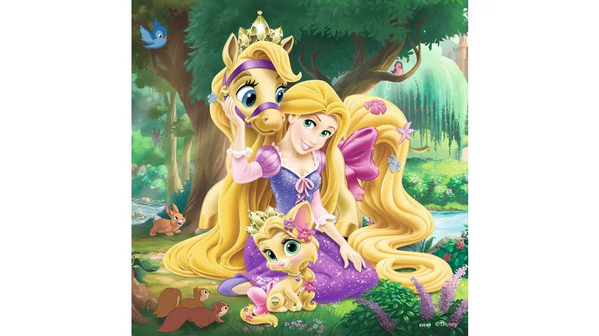 Ravensburger Puzzle - Palace Pets, 3 x 49 Teile