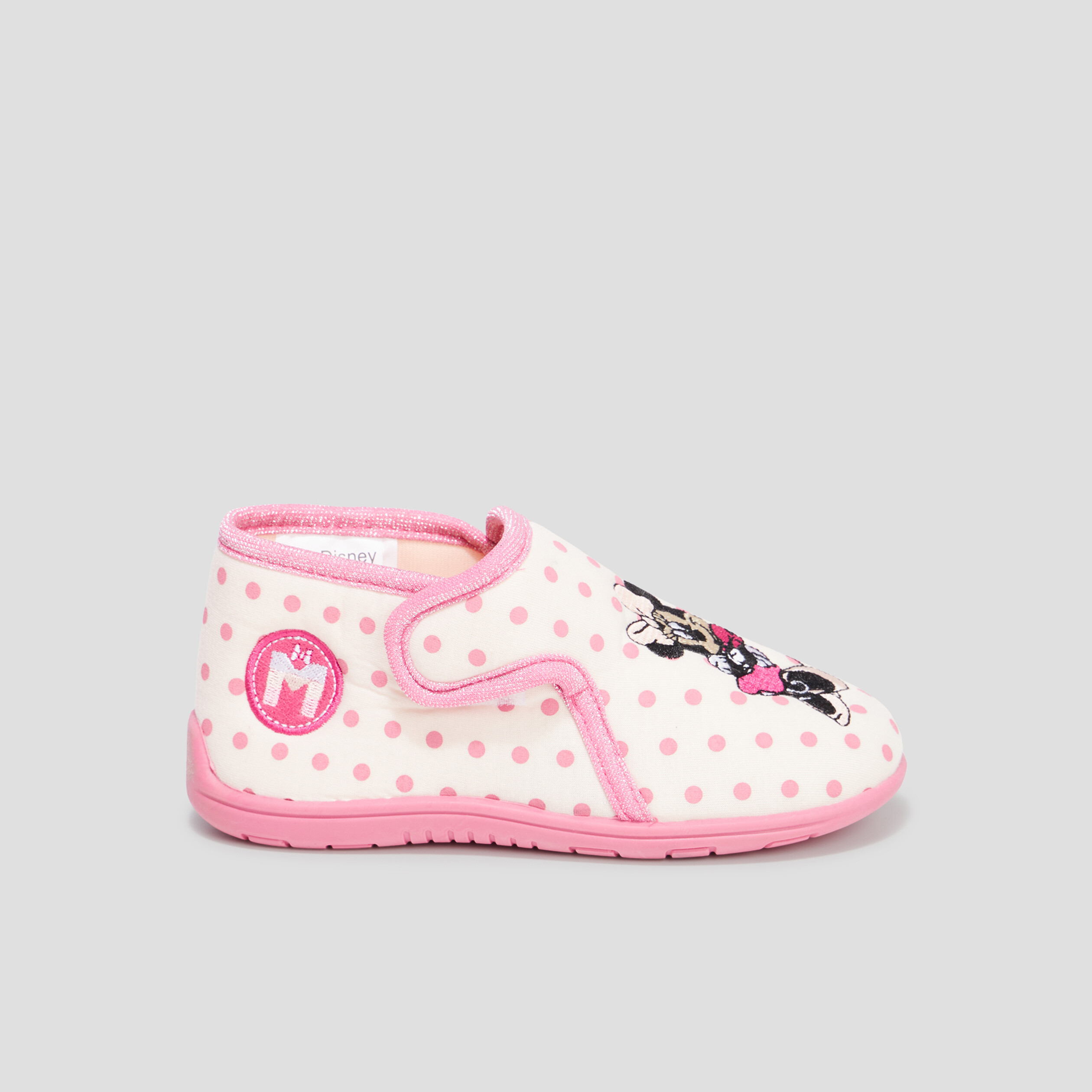 Chaussons bottilons Minnie rose fille | La Halle