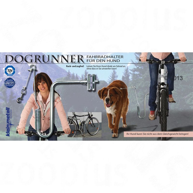 Kleinmetall Fahrrad-Leinenhalter DogRunner