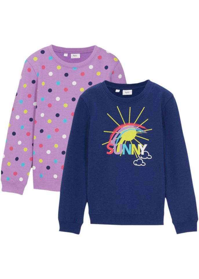 Mädchen Sweatshirt (2er Pack)