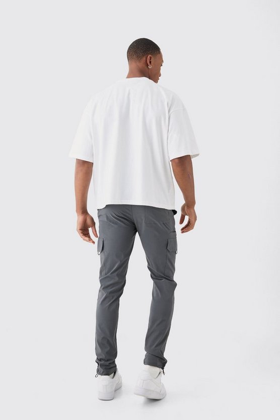 Elastische leichte Stretch Skinny Cargo-Hose