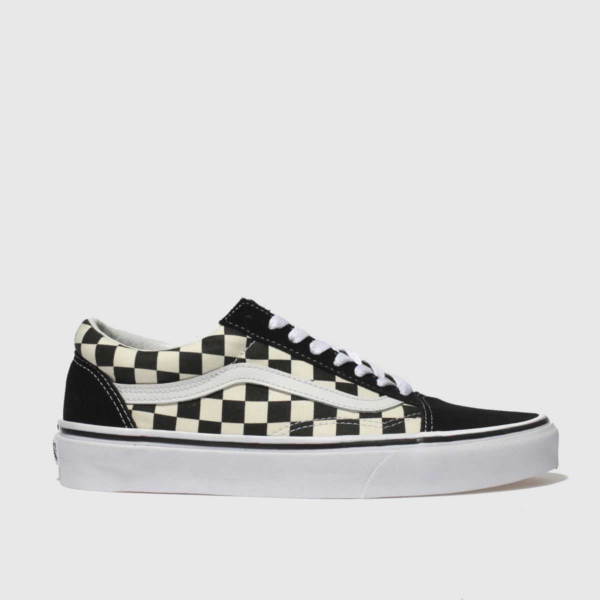 Vans – Old Skool – Svarta och vita rutiga sneakers