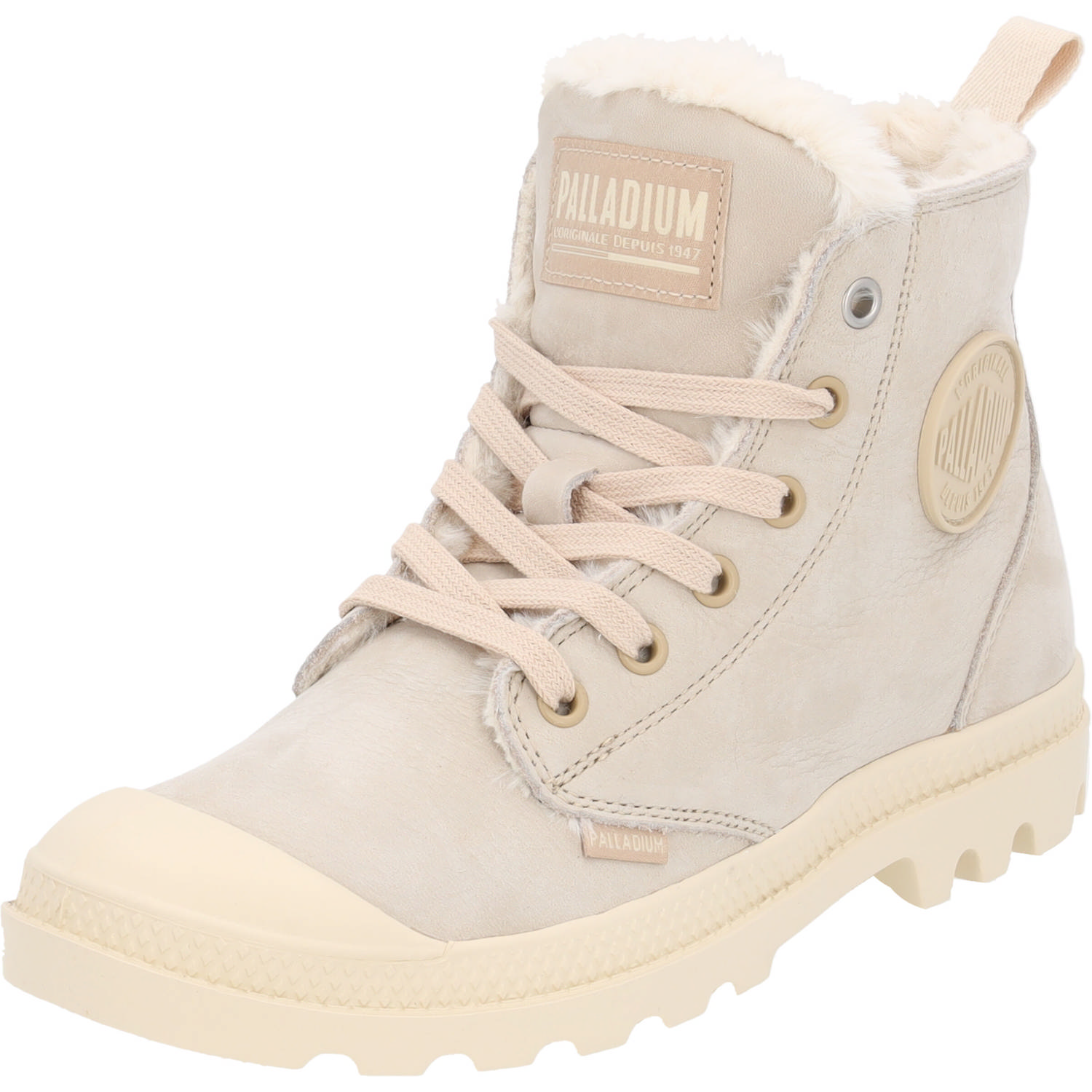 Palladium 95982, Schnürstiefeletten, Damen, Beige