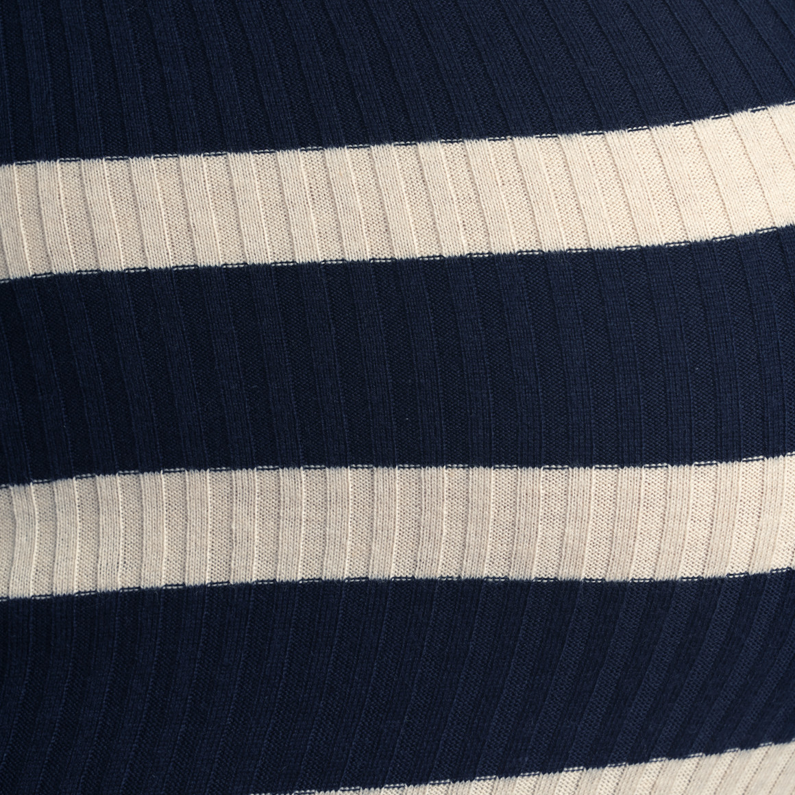 Damen Umstands-Strickkleid mit Streifen