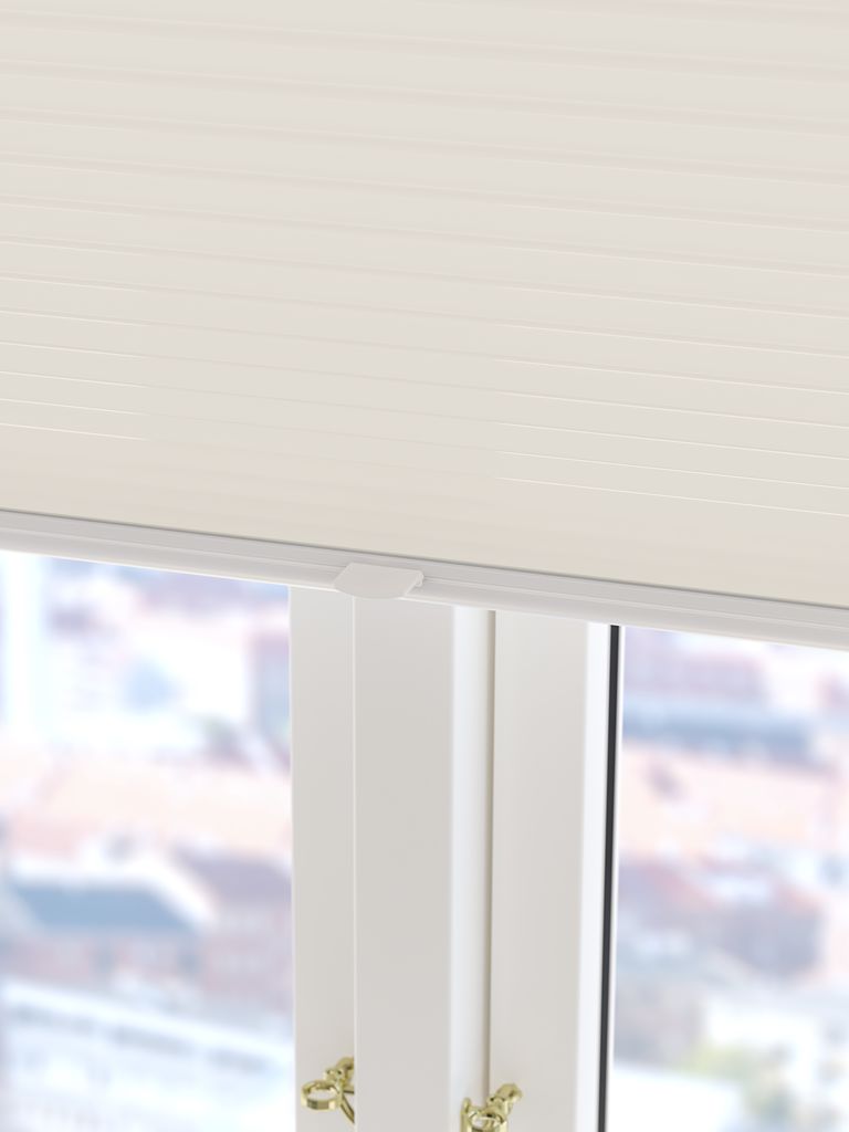 HVEN Roleta plisowana światłoszczelna HVEN 60x130cm góra/dół biała