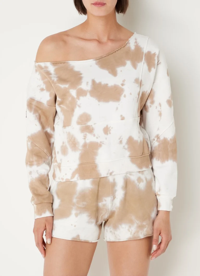 Pulover asimetric Tie-Dye NIKKIE River