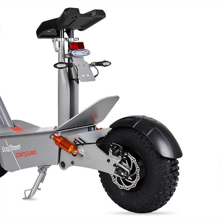 PATINETE ELCTRICO CENTAURO MATRICULABLE GRIS CON ASIENTO Y PANTALLA LCD XXL