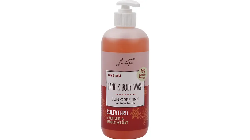 BadeFee Hand & Body Wash Sun Greeting 480 ml
