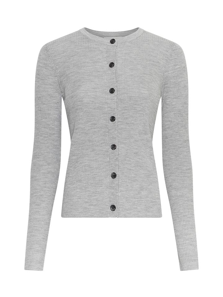 MOSS COPENHAGEN Wollcardigan in Grau günstig kaufen