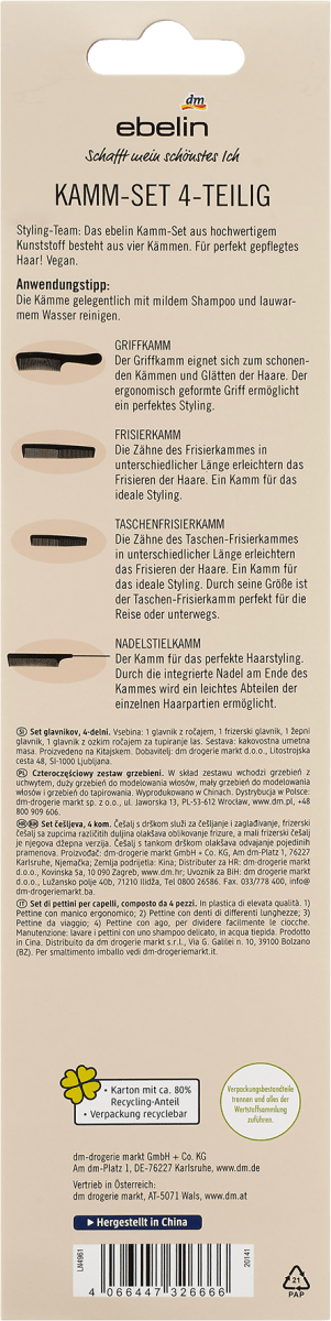 Kammset 4-teilig, 1 St