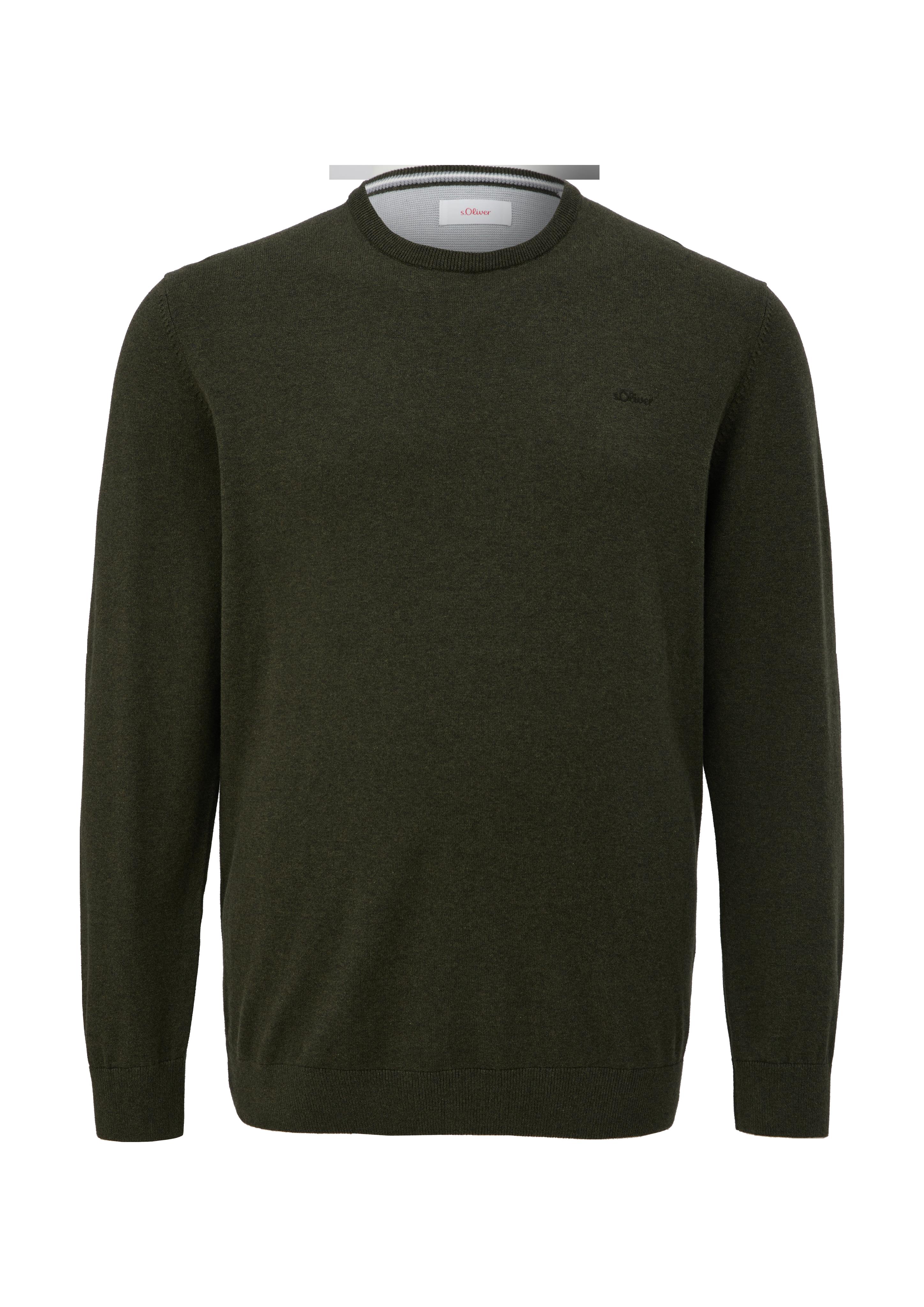 Strickpullover mit Logo-Stickerei  2148210-79W0