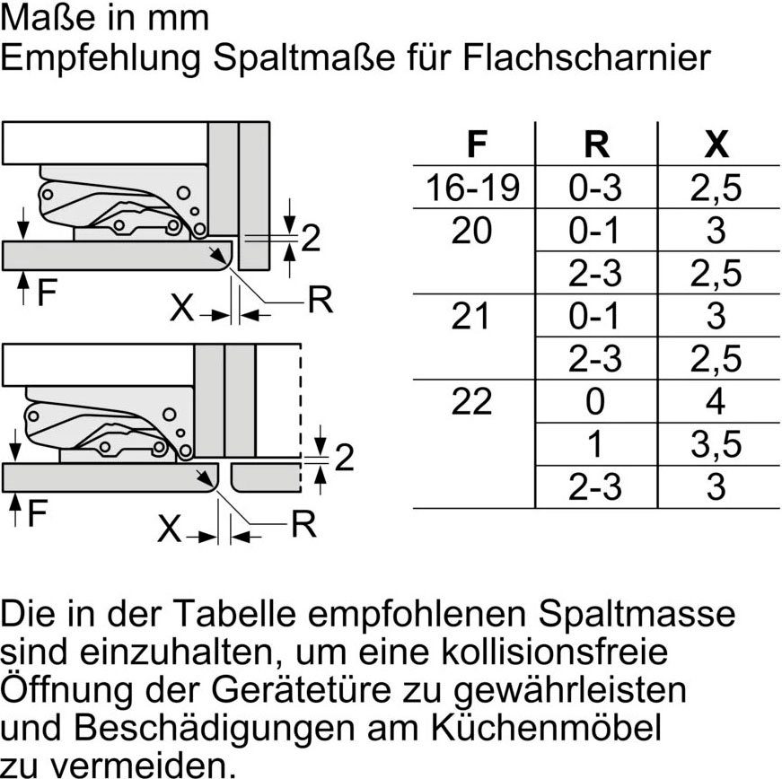 SIEMENS Einbaugefrierschrank iQ500 GI21VADE0, 87,4 cm hoch, 55,8 cm breit