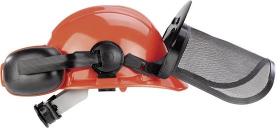 Einhell 4500480 Kask ochronny z regulowanym i podnoszonym daszkiem