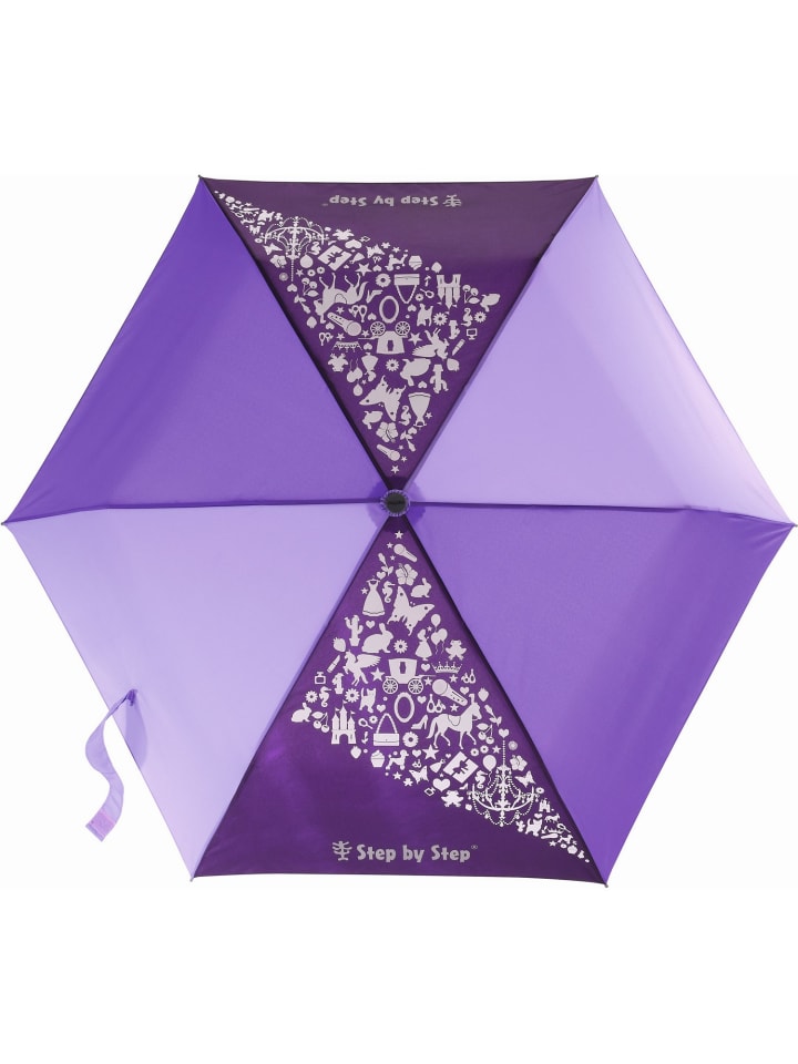 Step by Step Regenschirm Purple Magic Rain EFFECT in lila günstig kaufen onesize