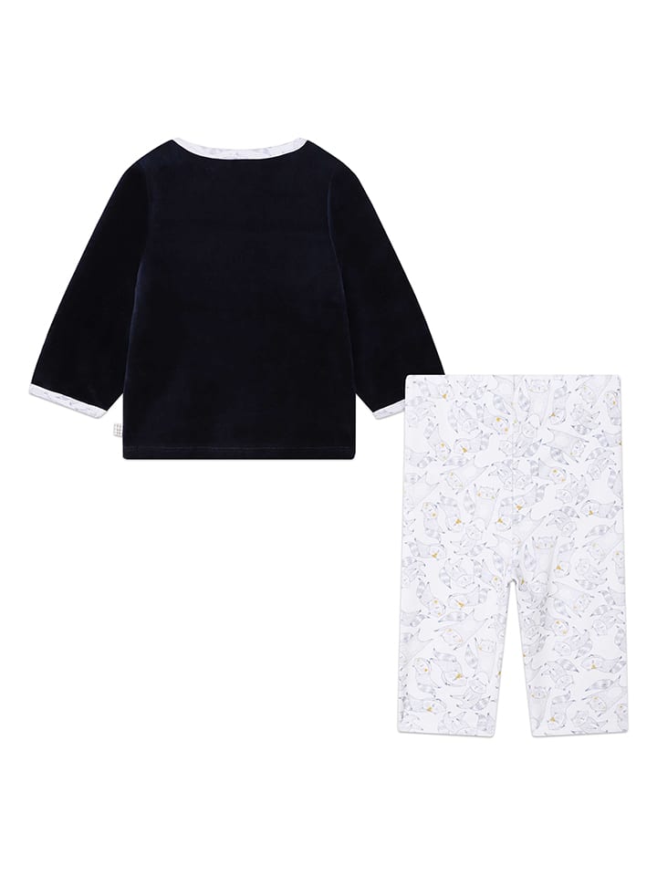 Carrément beau Pyjama in Schwarz/Weiß günstig kaufen