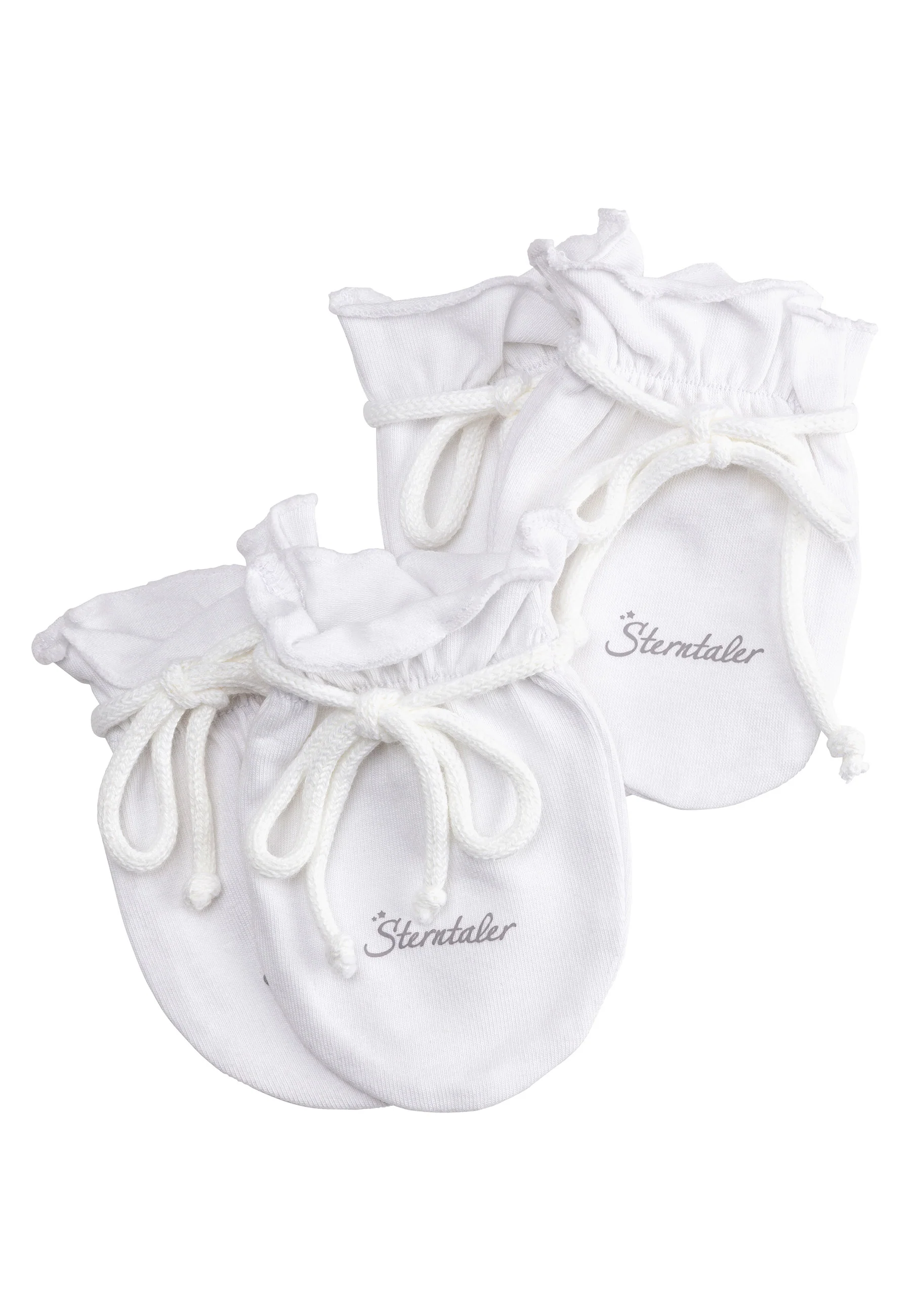 OCS Kratzfäustlinge Baby 2er Pack, Single Jersey(Bio)