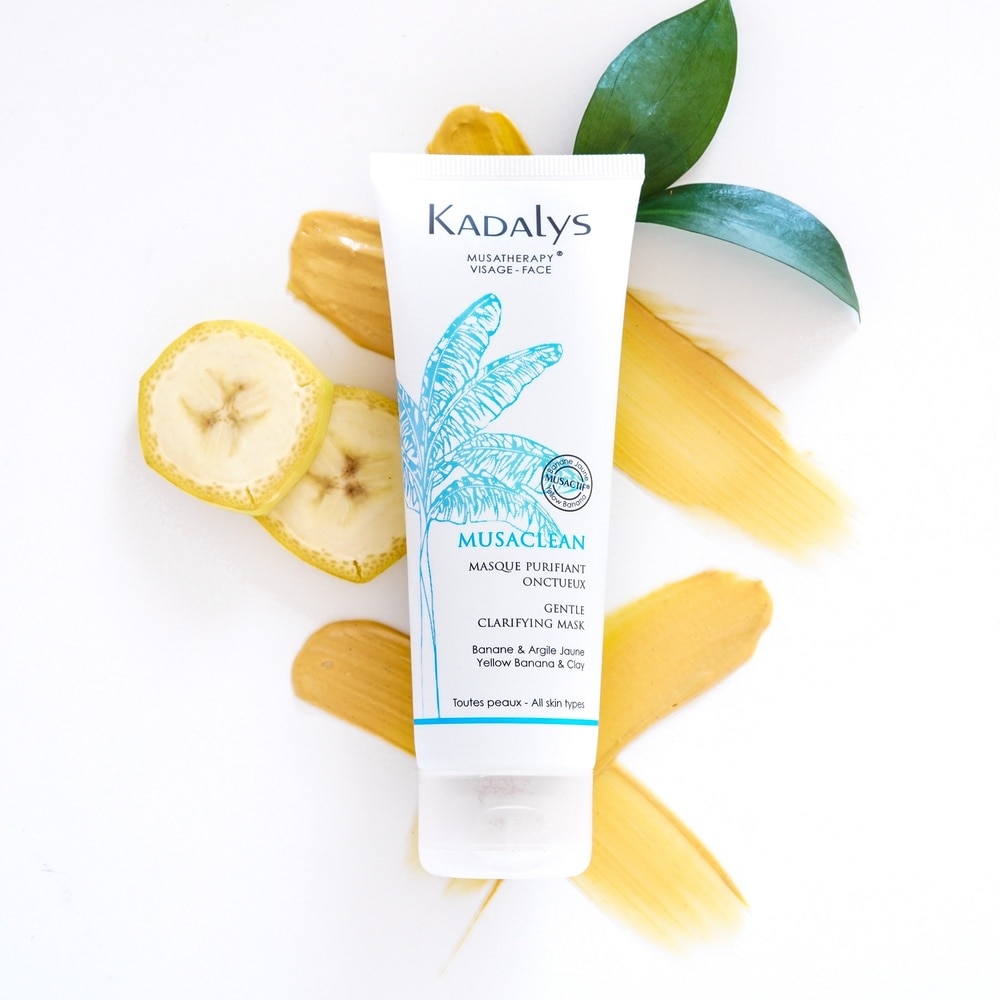 Kadalys Masque Purifiant Ontueux Bio Musaclean Masque désinscrutant, équilibrant, argil e