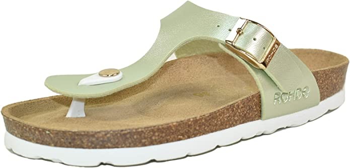 ROHDE Komfort Sandalen grün Alba