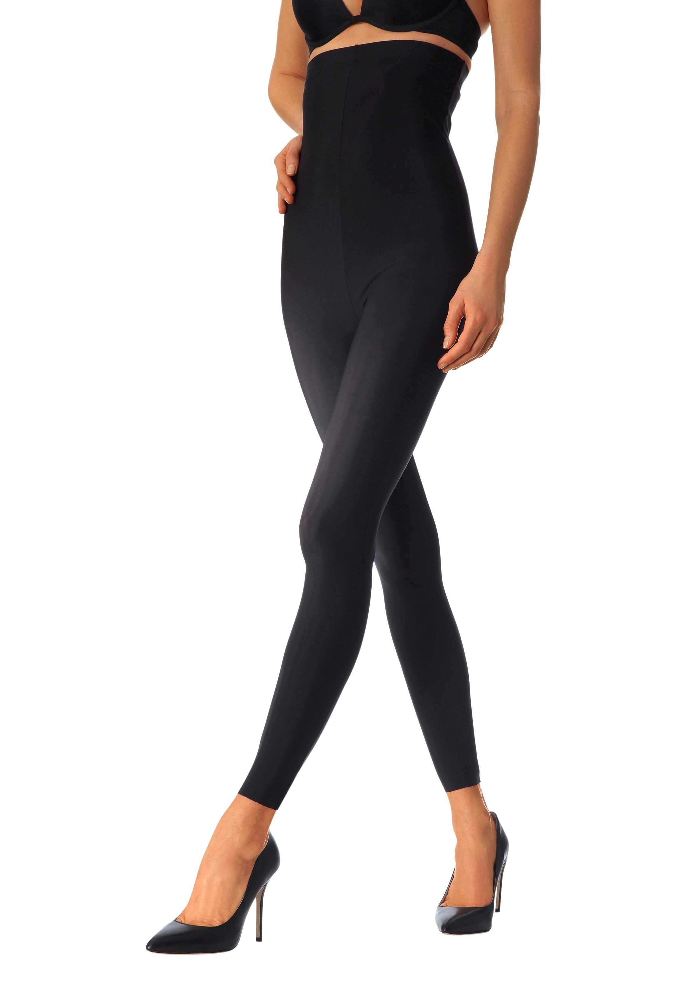 LASCANA Highwaist Leggings mit leichtem Shaping Effekt, Loungewear