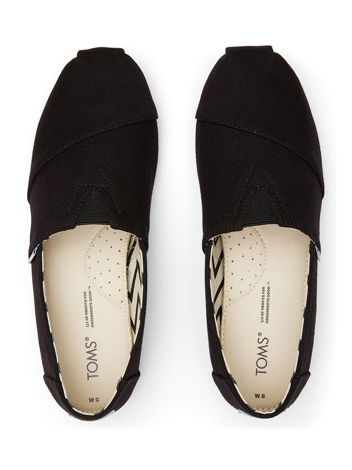 TOMS Slipper in Schwarz günstig kaufen