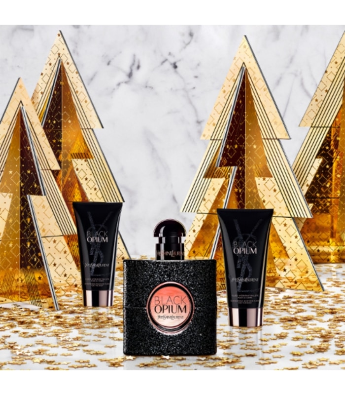 YVES SAINT LAURENT-BLACK OPIUM-Coffret Cadeau Parfum Femme