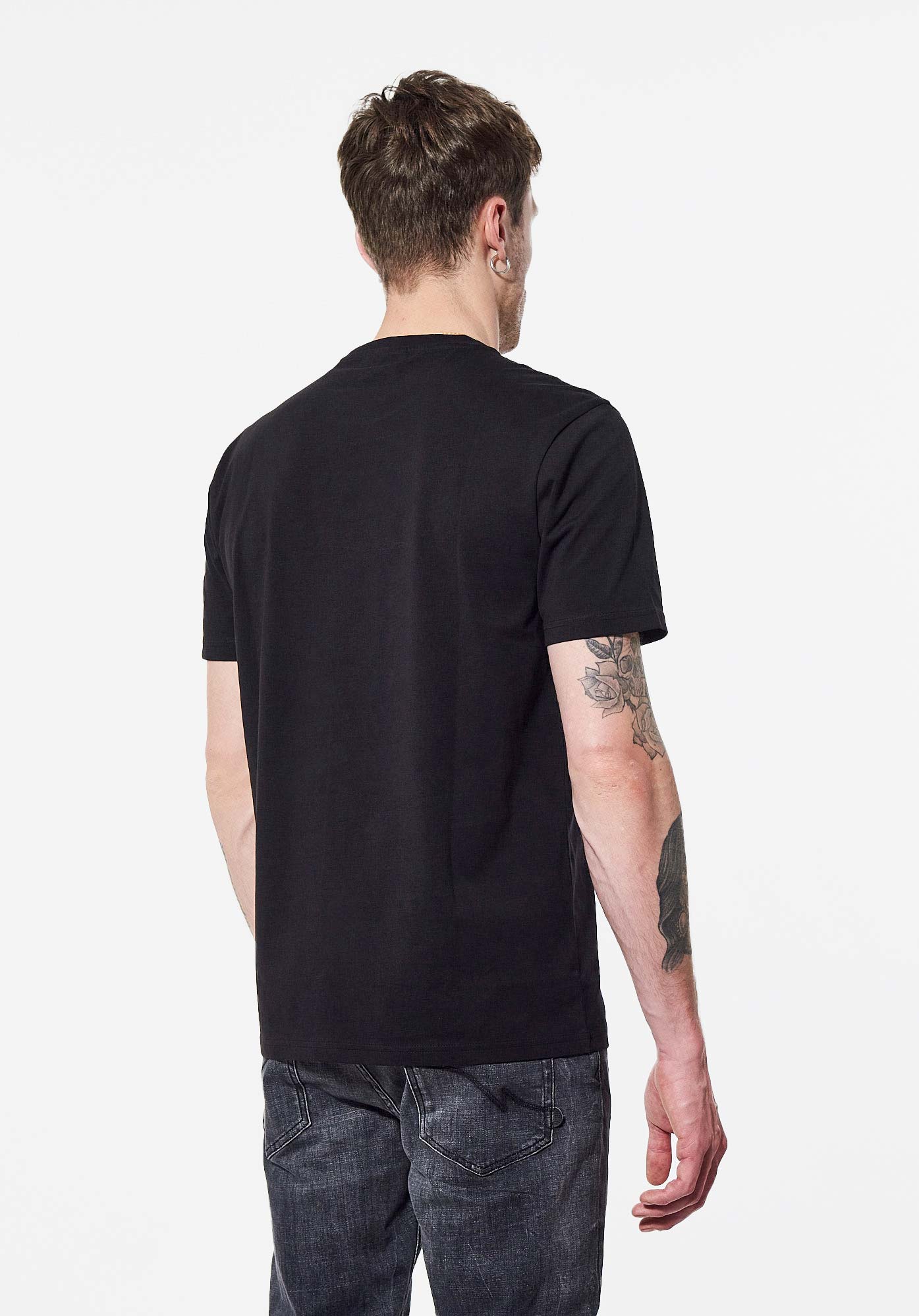 BRYZO  T-shirt noir Homme en 100% coton bio