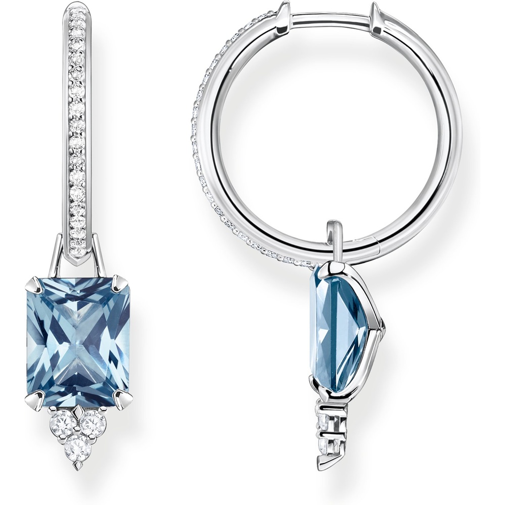 Thomas Sabo Créoles 925 Argent Boucles d'oreilles