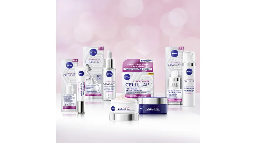 NIVEA Cellular Expert Filler Aufpolsterndes Hyaluron-Serum 30 ml