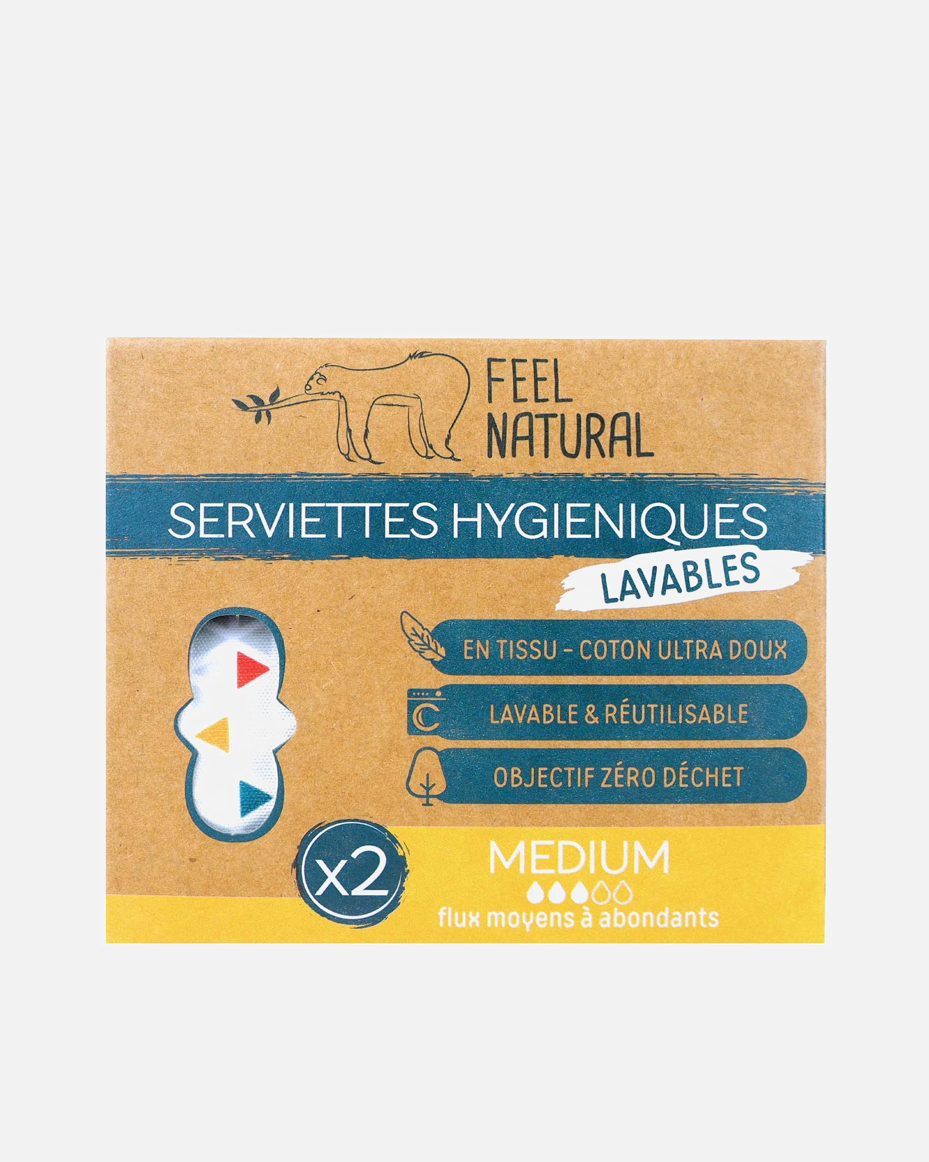 Feel Natural 3 db-os mosható egészségügyi betétcsomag