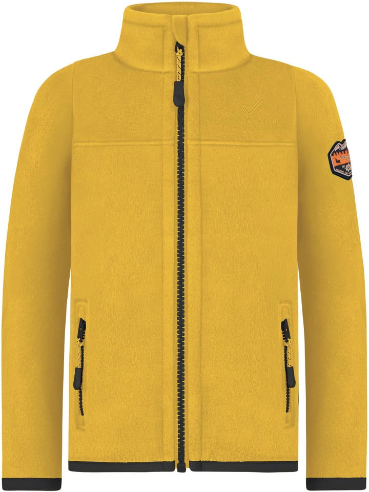 Normani Outdoor Sports Kinder Fleecejacke Venetie in Yellow günstig kaufen