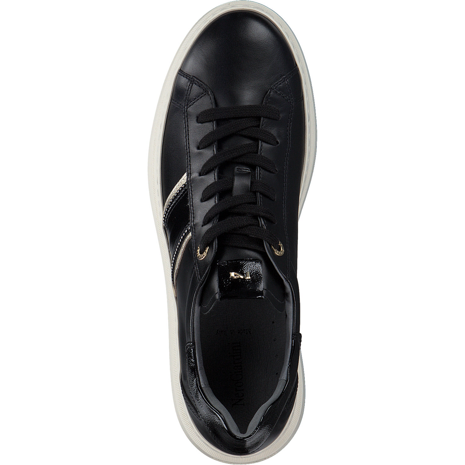NeroGiardini I308430D, Schnürschuhe, Damen, Schwarz