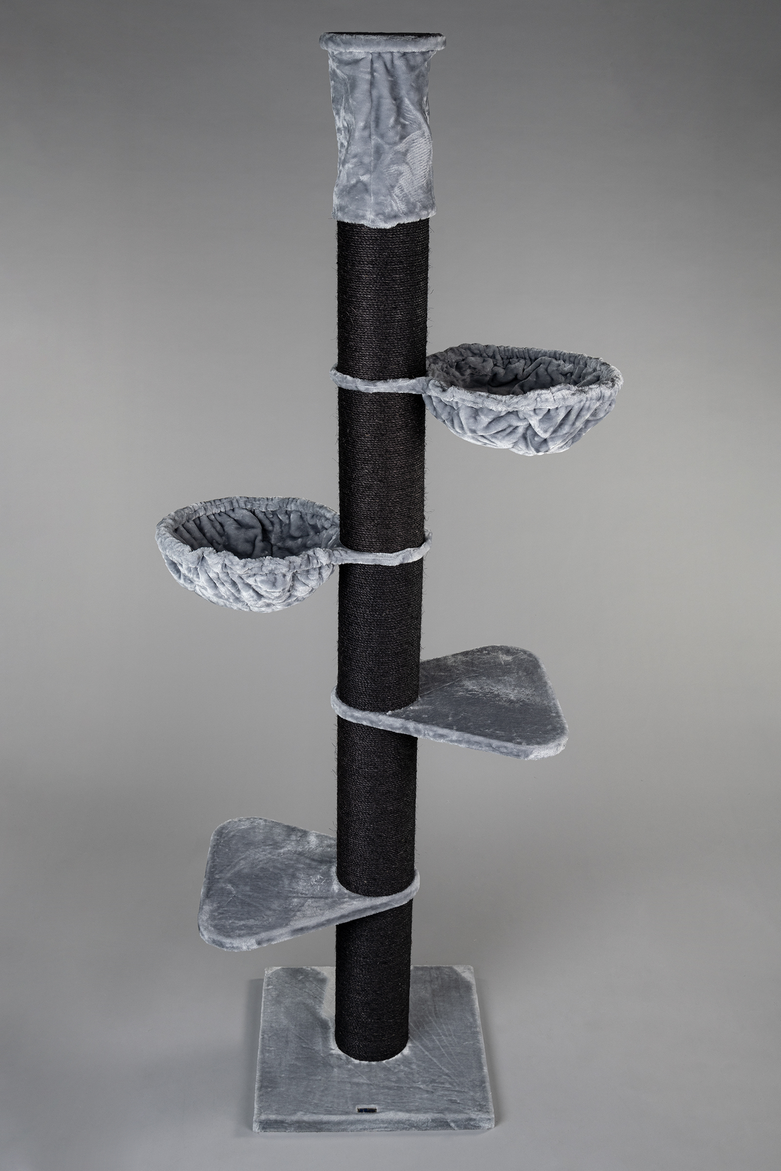 RHR Quality Kratzbäume RHR Quality Kratzbaum Maine Coon Tower grau/ schwarz