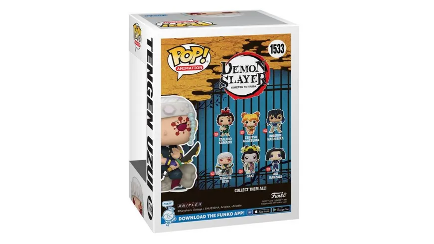 Funko - POP! - Demon Slayer - Tengen Uzui (mit Variante) Vinyl