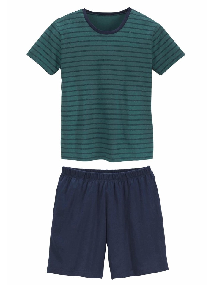 LE JOGGER Pyjama in petrol-marine günstig kaufen