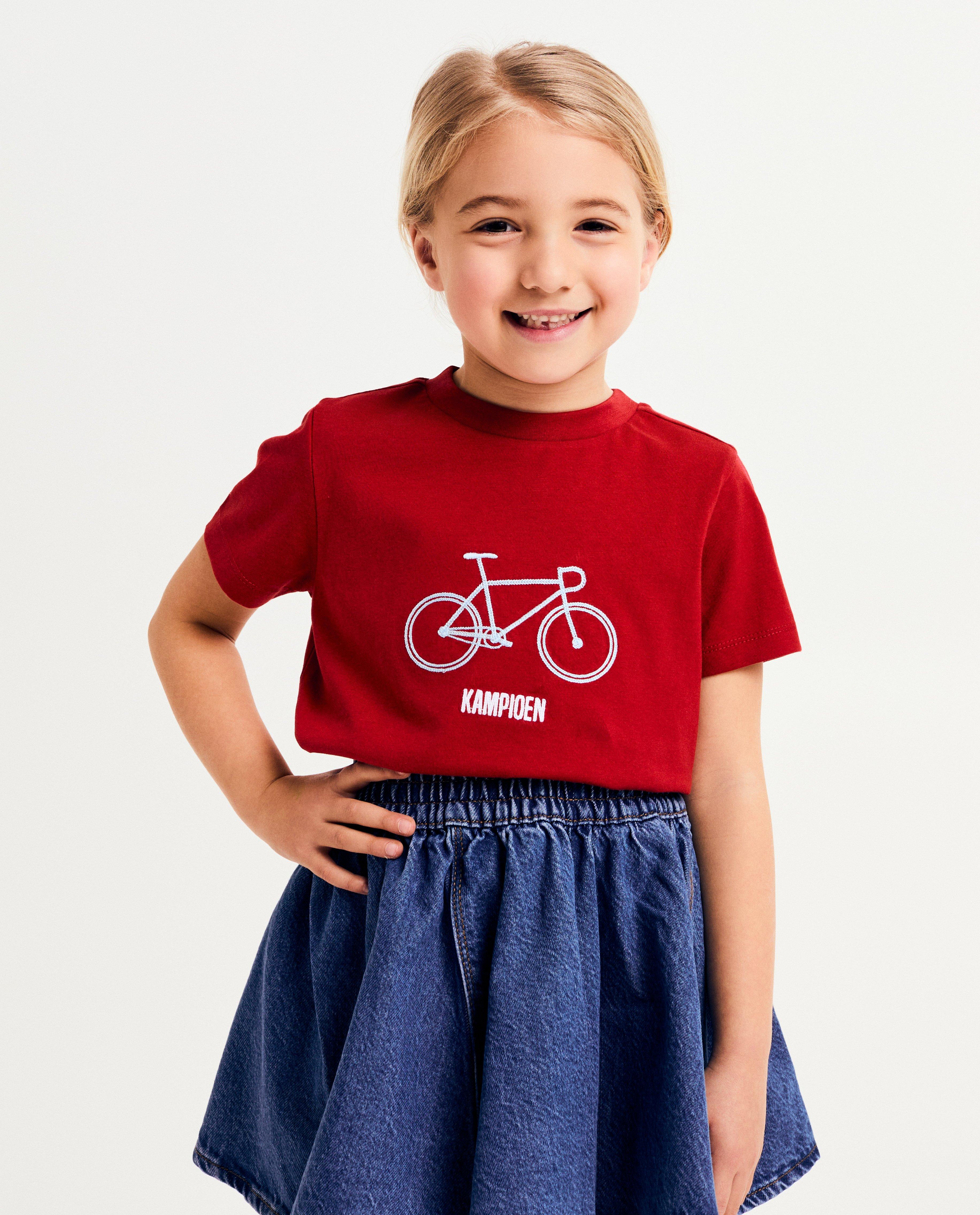 Tricou Baptiste din bumbac organic, unisex, 98-128 roșu