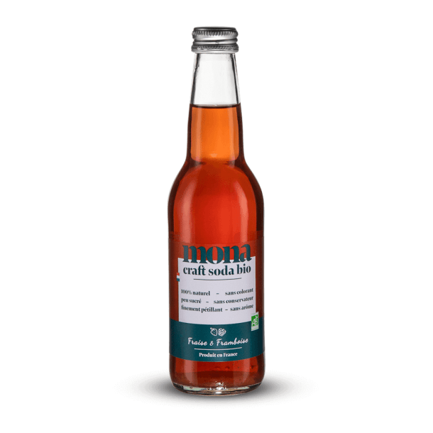 Mona Limonade Fraise/Framboise 33 cl