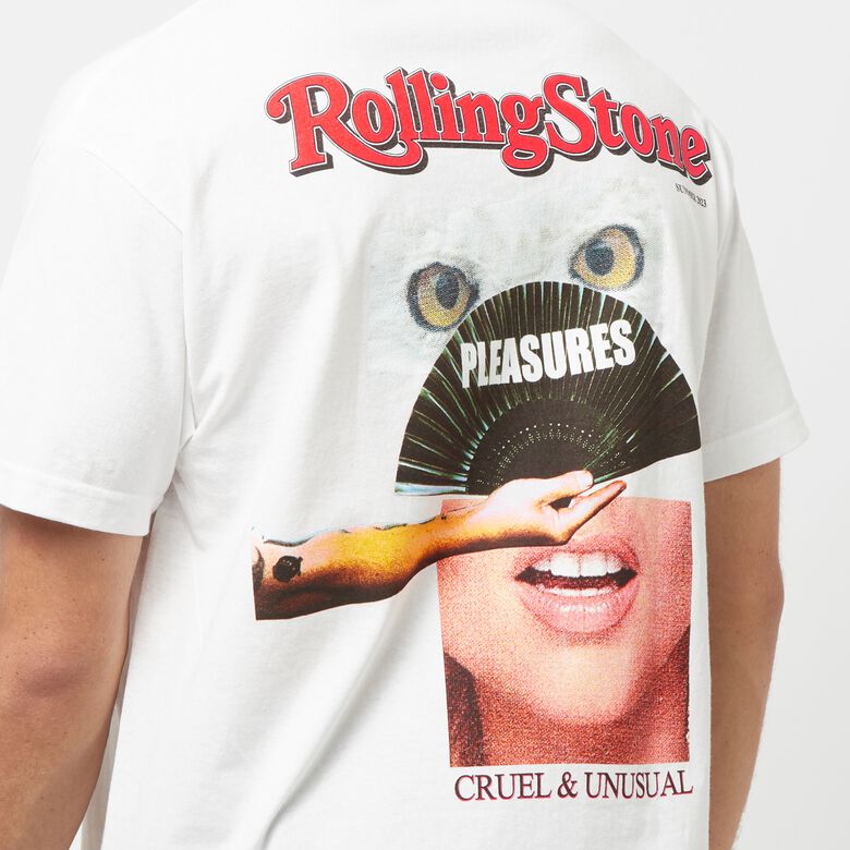 Pleasures Rolling Stone T-Shirt white