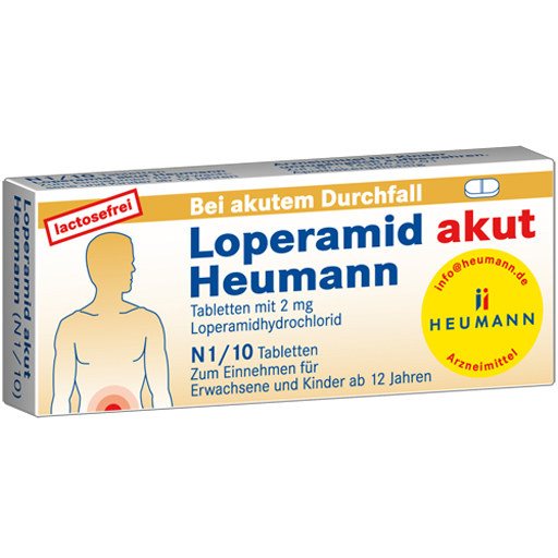 LOPERAMID akut Heumann Tabletten  10 St  Tabletten