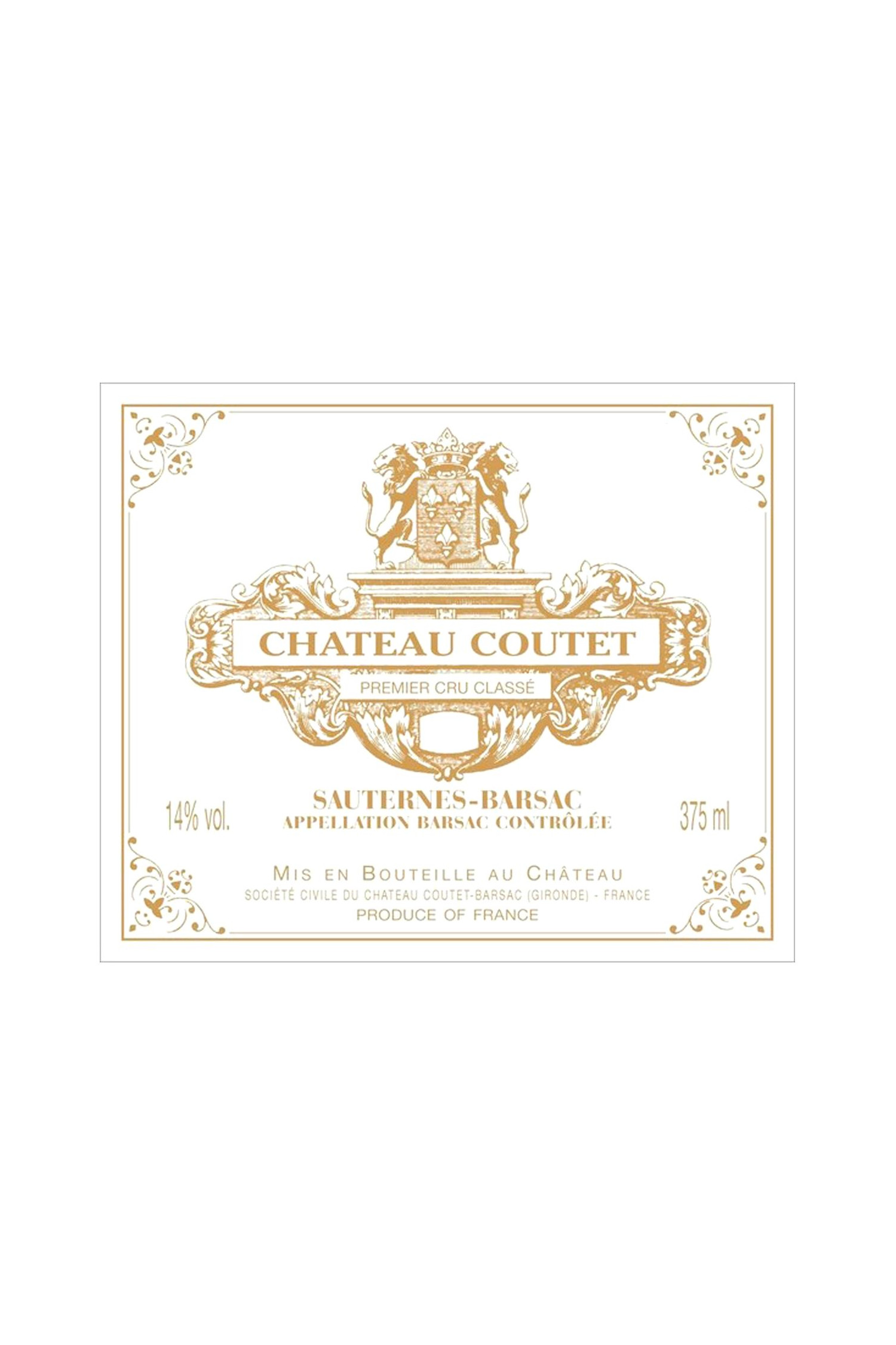 Château Coutet 1927, Sauternes