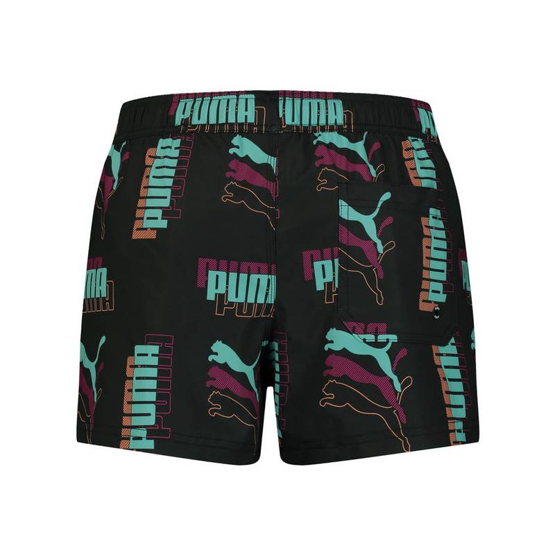 PUMA Swim Logo Print Badehose Funktionsunterhose Herren