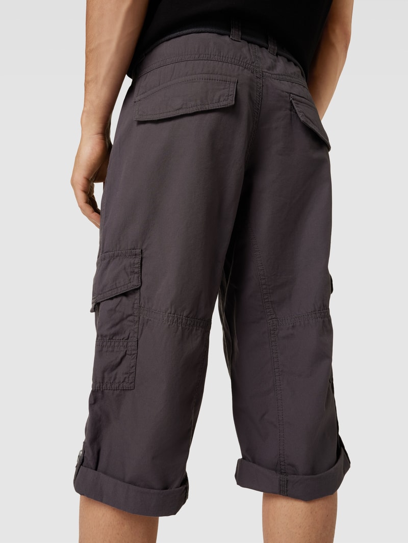 Cargoshorts inklusive Gürtel in dunkelgrau