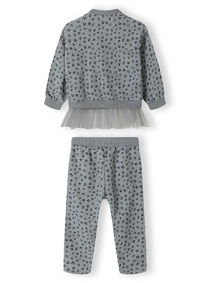 Minoti 2tlg. Outfit in Grau/ Schwarz günstig kaufen