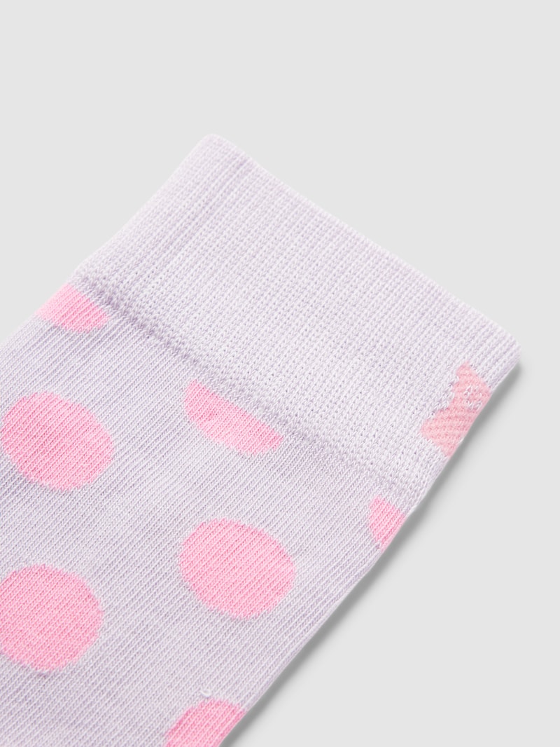 Socken mit Allover-Muster in flieder