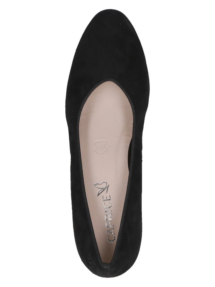 Caprice Leder-Pumps in Schwarz günstig kaufen