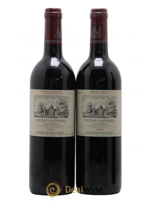 Château Cantemerle 5ème Grand Cru Classé  2000 - Lot de 2 Bouteilles