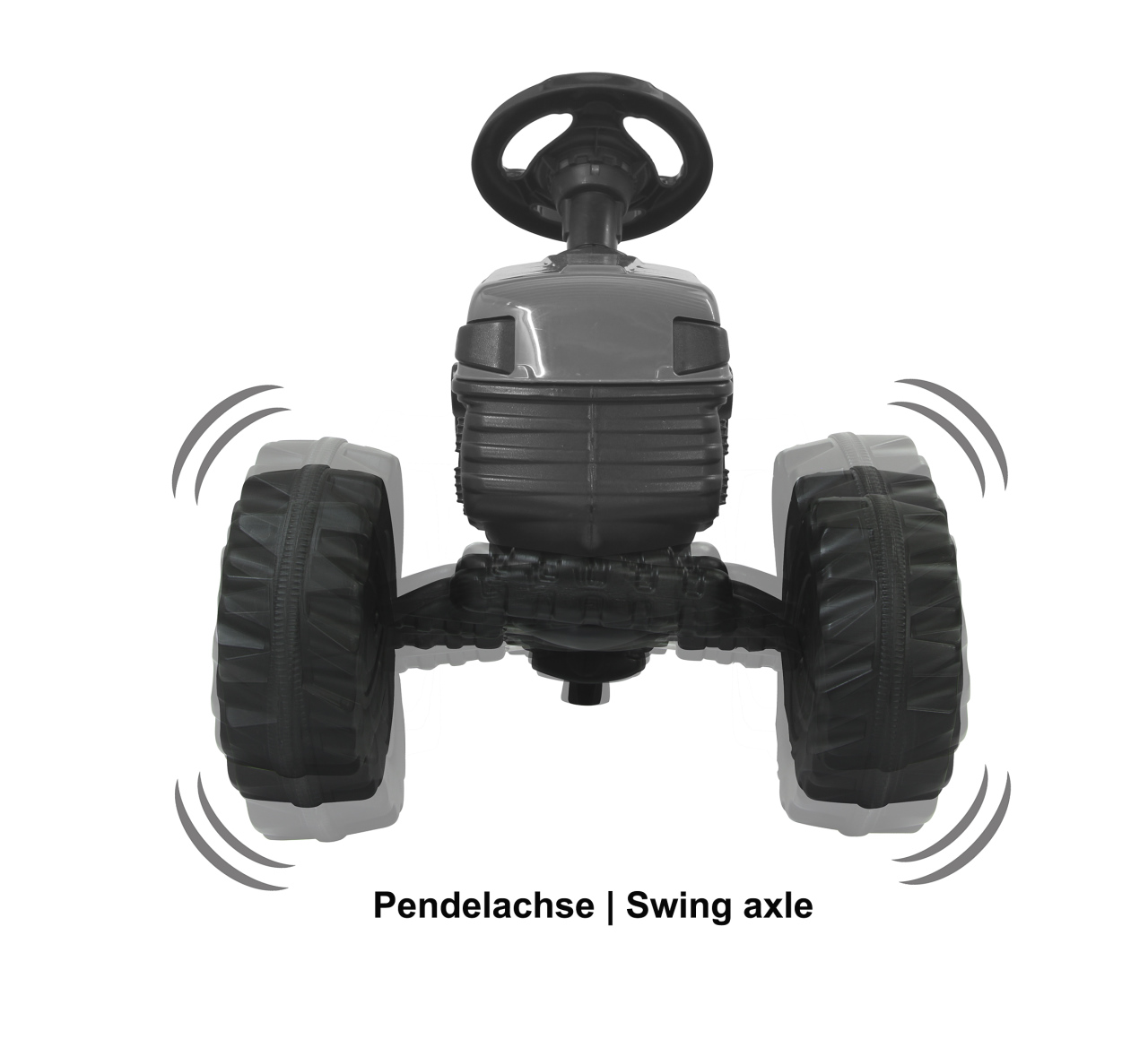 Jamara e.K. JAMARA Ride-on Traktor Big Wheel 12V grün