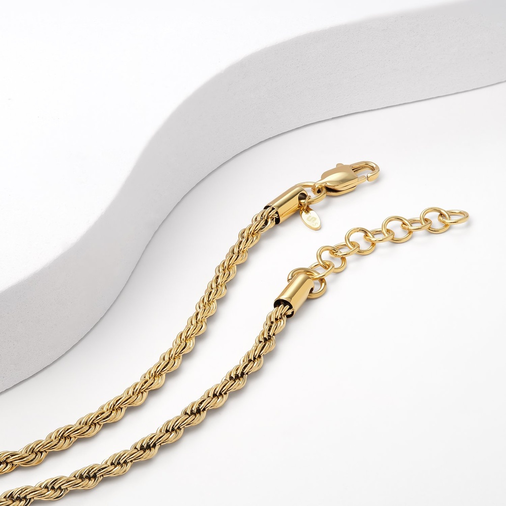 FAVS Chaînette Acier inoxydable collier