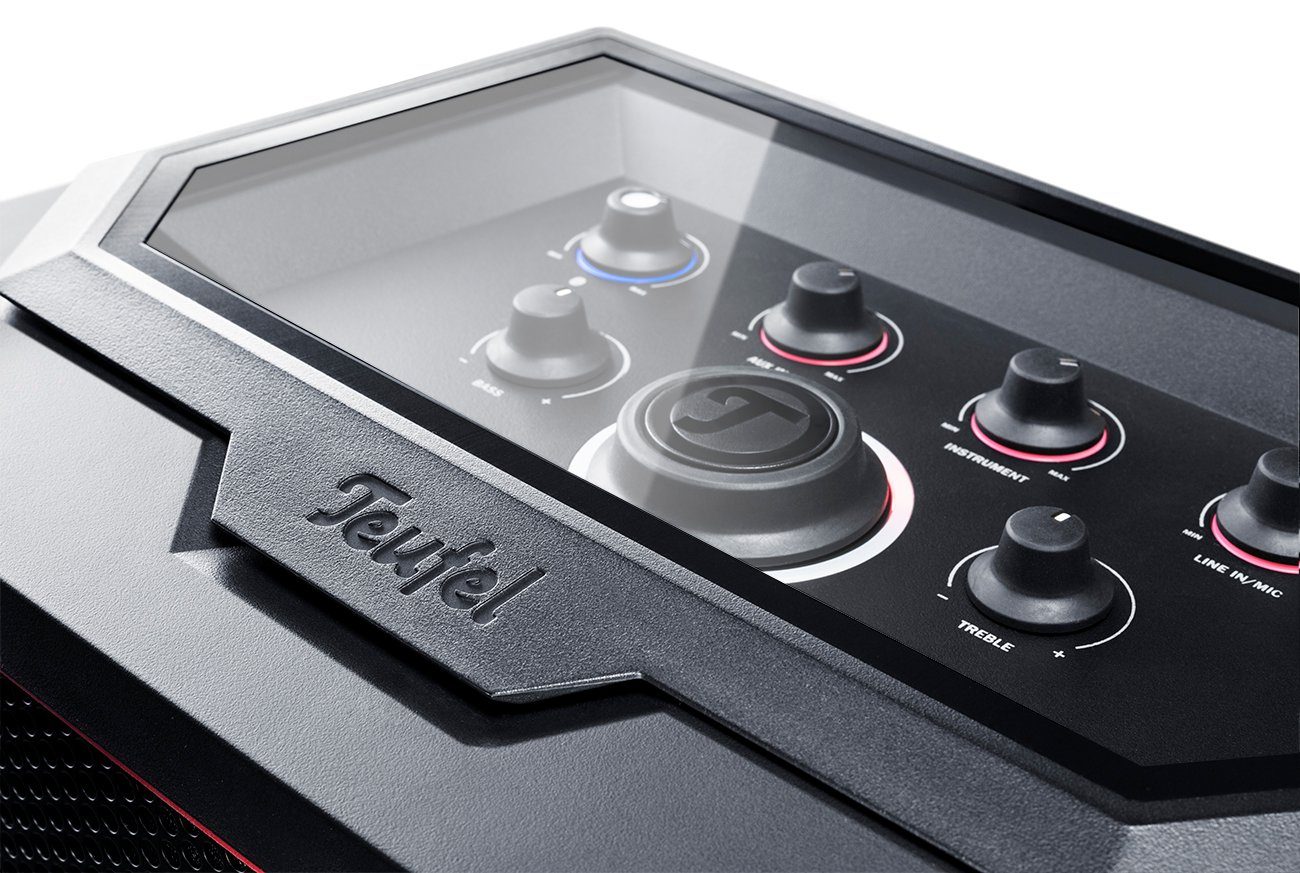Teufel ROCKSTER AIR Wireless Lautsprecher (Bluetooth, 72 W, Integrierte Power-Bank- und Auto-On-Off-Funktion)