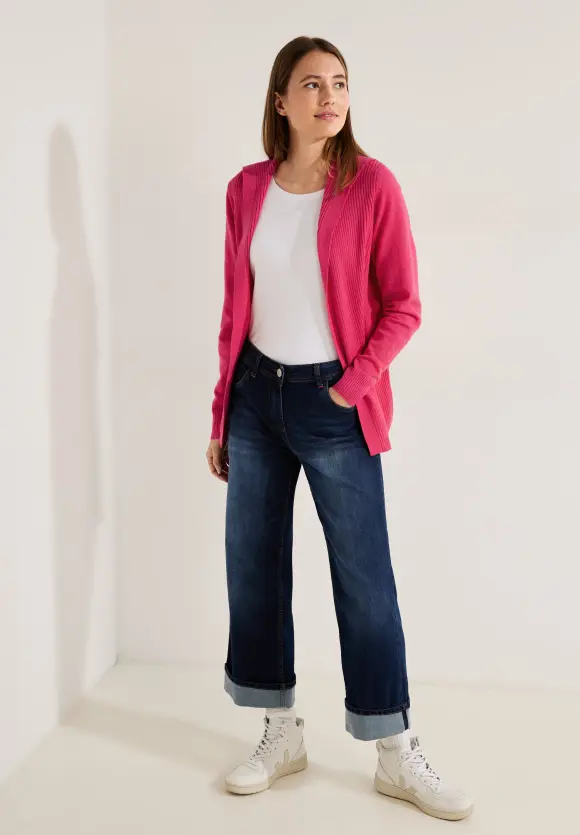 CECIL Strickjacke mit Kapuze