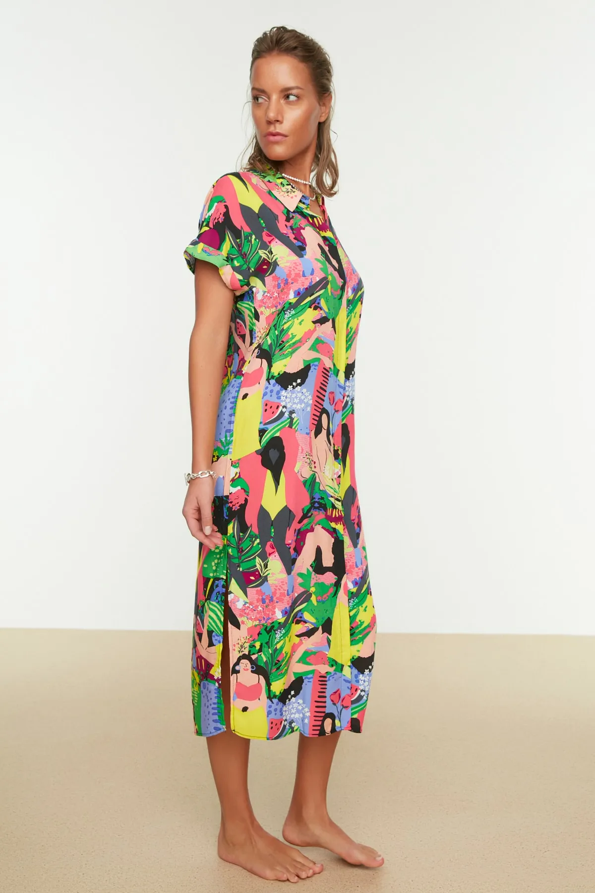 Trendyol Collection  Hemd - Mehrfarbig - Relaxed Fit